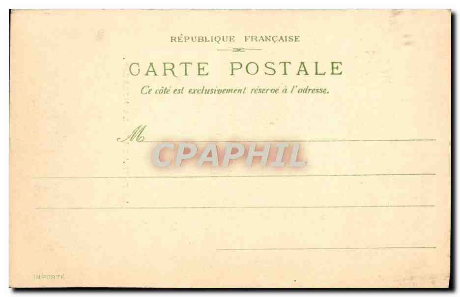 CPA Exposition Internationale De Paris 1900 Le Pavillon De La Norvege — Verso