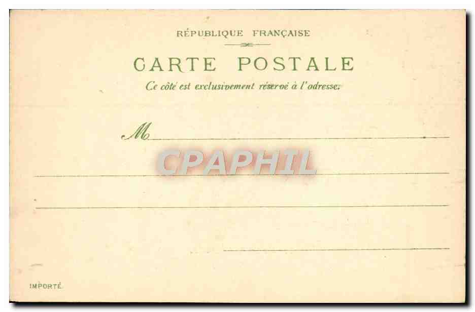CPA Exposition Internationale De Paris 1900 Le Pavillon De La Roumanie — Verso