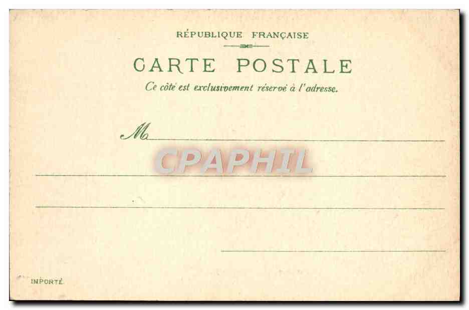 L'Exposition de Madagascar — Exposition Universelle de Paris 1900 — Éditeur non identifié — Verso