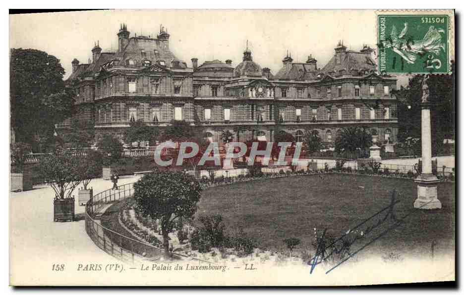 CPA Paris Le Palais Du Luxembourg