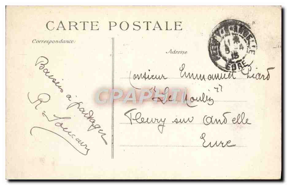 CPA Paris Le Petit Palais Automobile — Rückseite