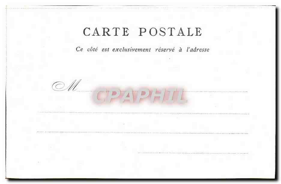 CPA Place De La Concorde Paris — Rückseite