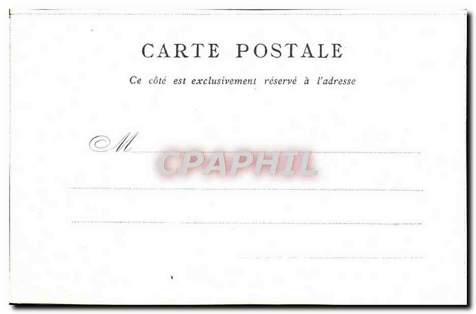 CPA Opera Paris — Rückseite