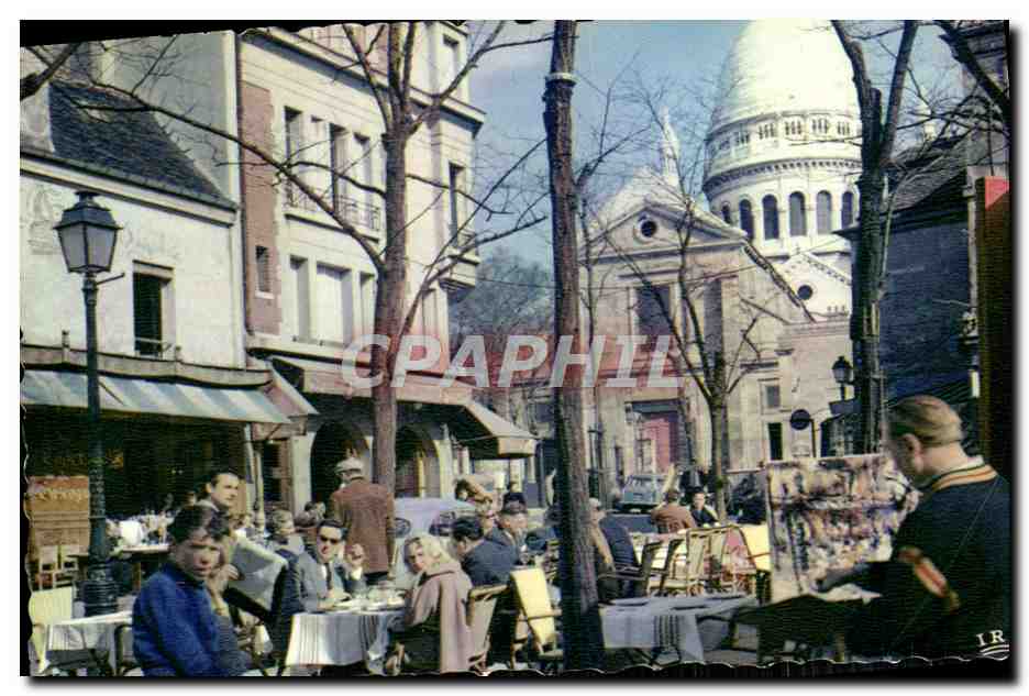 CPM Paris La Place Du Tertre