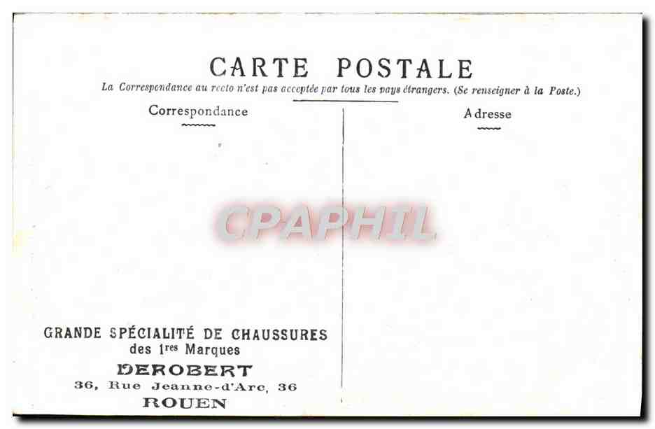 CPA Paris Fontaine Carpeaux Dans Le Parc Du Luxembourg — Verso