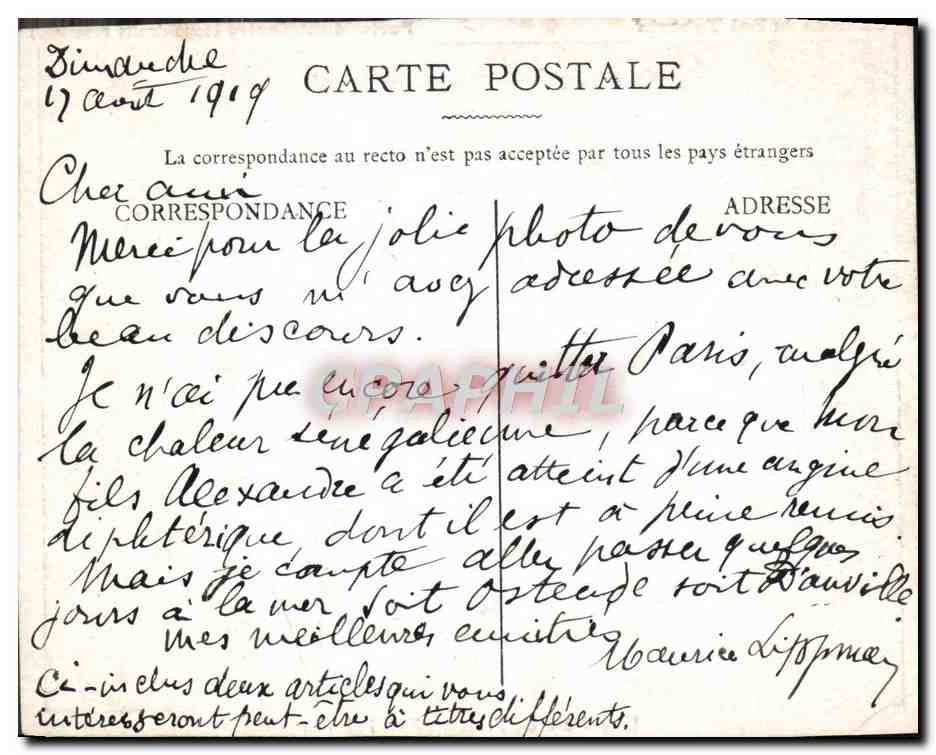 CPA Collection Du Bal Tabarin Paris Montmartre une Fete De Nuit Au Bal Tabarin — Rückseite
