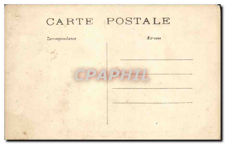 CPA Paris Inondations De Janvier 1910 Le Cours La Reine — Rückseite