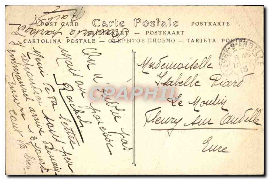 CPA Paris L'Arc De Triomphe Du Carrousel Edifie Sous Le Premier Empire Par Perner Et Fontaine — Verso