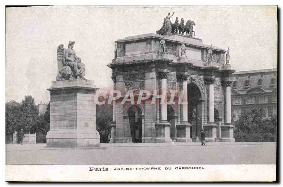CPA Paris Arc De Triomphe Du Carrousel