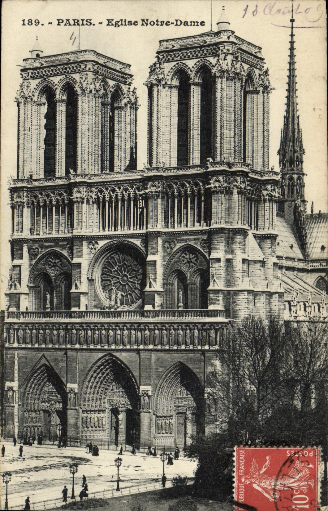 CPA Paris Eglise Notre Dame