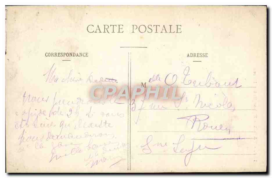 CPA Paris Eglise Notre Dame — Rückseite