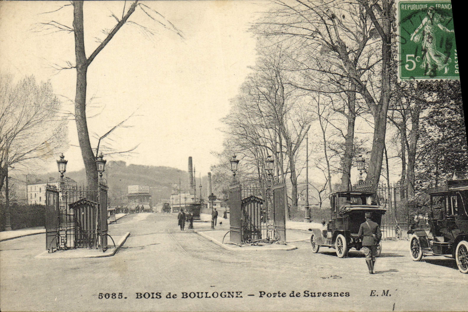 CPA Bois De Boulogne Porte De Suresnes