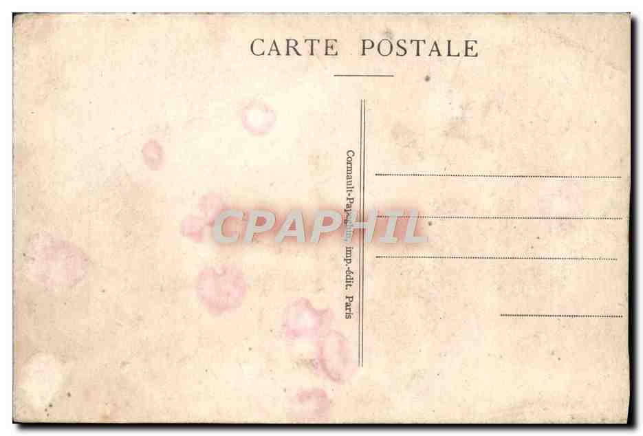 CPA Paris La Madeleine Et Et La Rue Royale — Rückseite