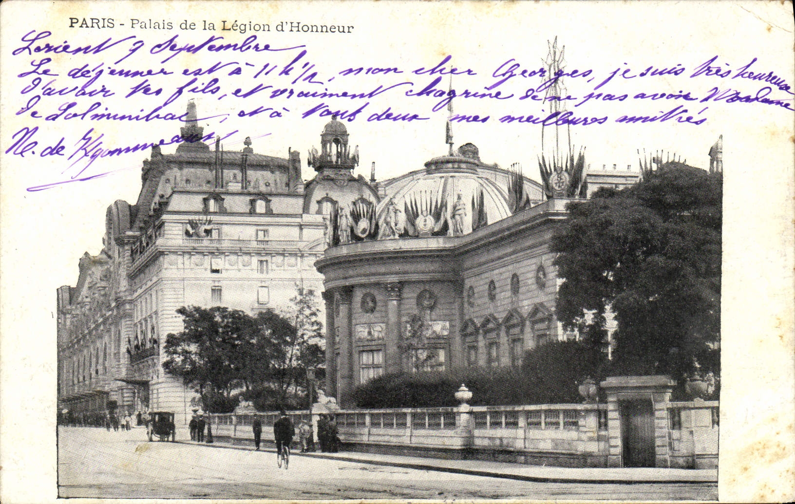 CPA Paris Palais De La Legion d'Honneur