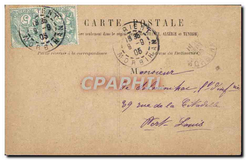 CPA Paris Palais De La Legion d'Honneur — Rückseite