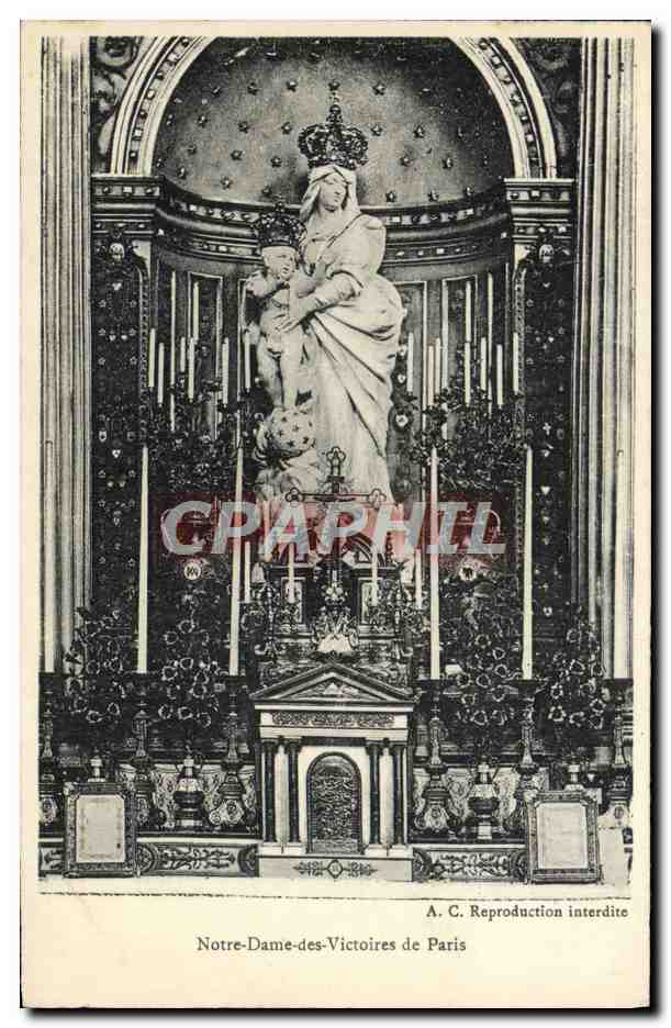 CPA Notre Dame Des Victoires De Paris