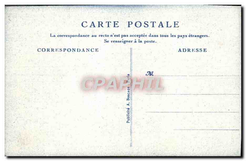 CPA De la Tour Avec Les Lampe Philips Paris Etablissements Jacopozzi — Rückseite