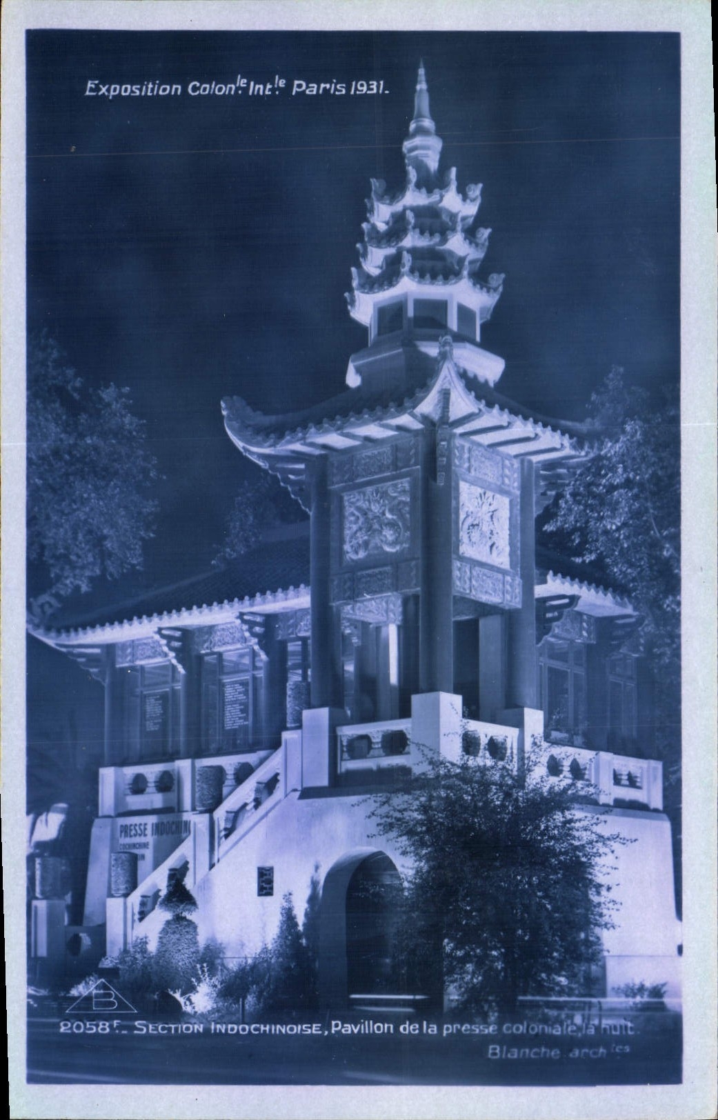 CPA Exposition Coloniale Internationale De Paris 1931 Section indochindise Pavillon De La Presse coloniale