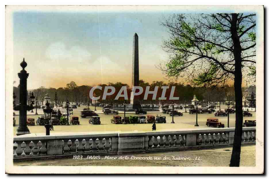 CPA Paris Place De La Concorde Vue Des Tuileries