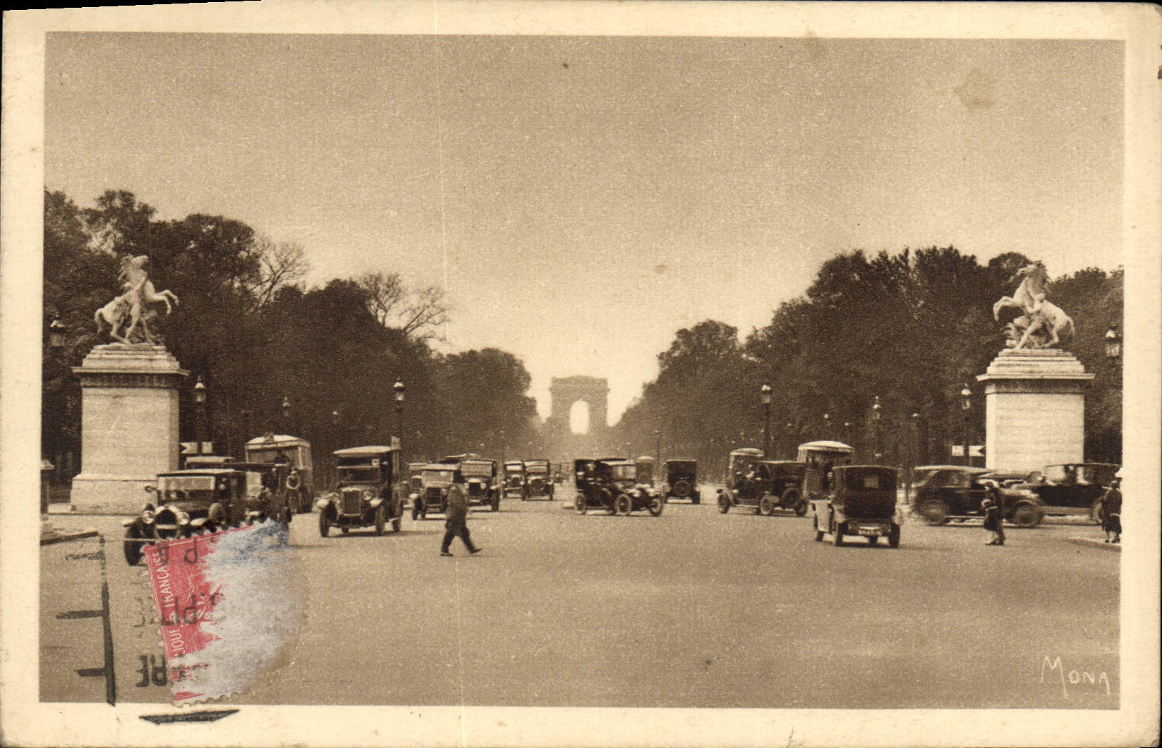 Avenue des Champs-Élysées — Chevaux de Marly — Éditions d'Art Mona