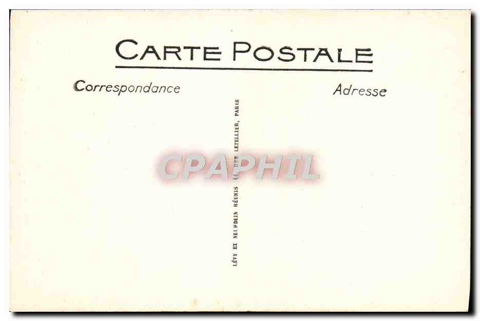 CPA Paris Monuments Commemoratif De l'Incendie Du Bazar De la Charite Chemin de croix — Rückseite