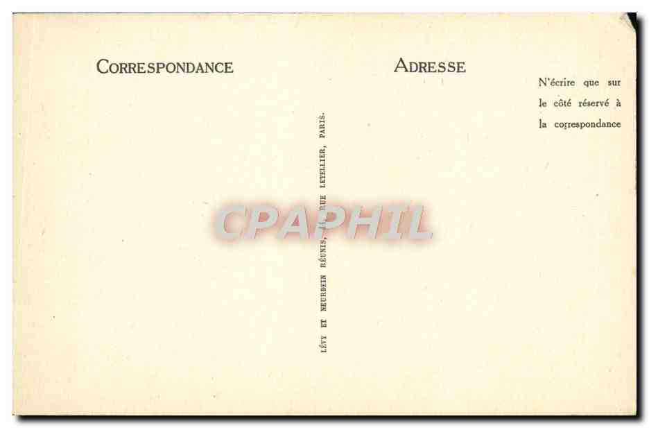 CPA Paris Monuments Commemoratif De l'incendie Du Bazar De la Charite Chemin de croix — Rückseite
