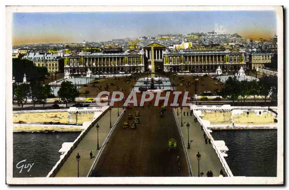 CPA Paris Et Ses Merveilles Nouveau Pont Et Place De La Concorde