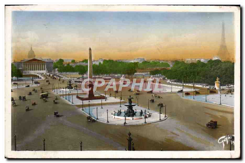 CPA Paris Et Ses Merveilles Place De Concorde