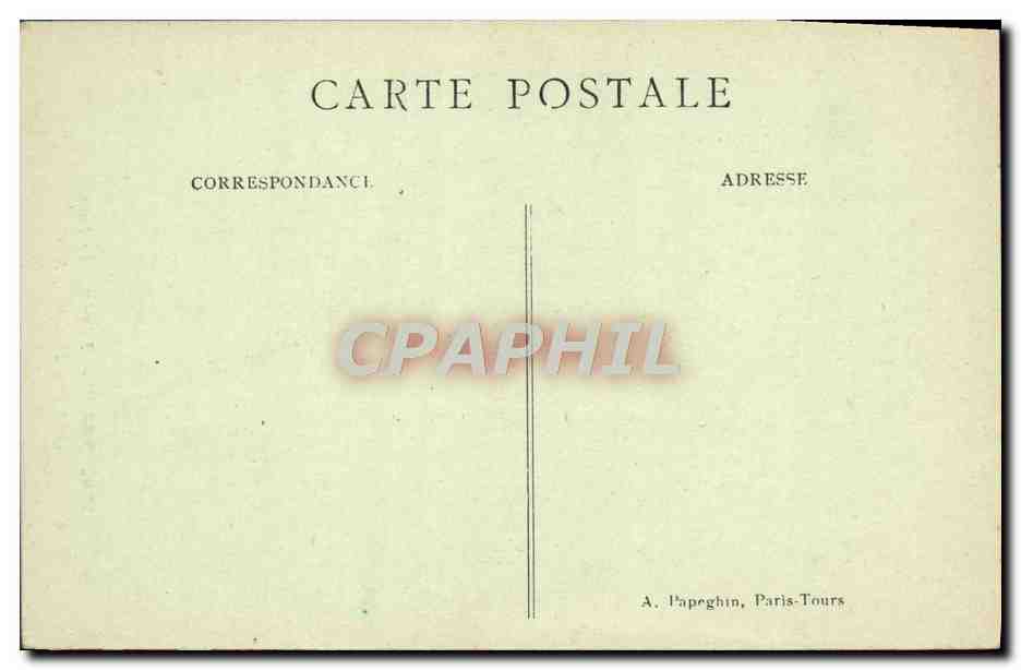 CPA Paris L'Opera Le Foyer — Verso