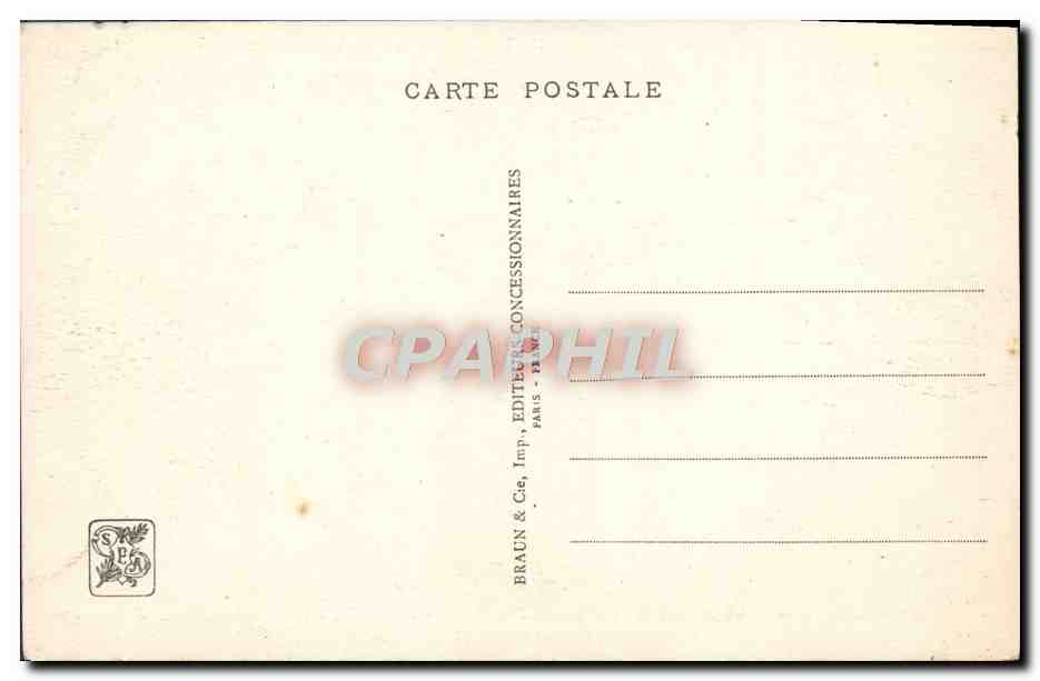 CPA Exposition Coloniale Internationale Paris 1931 Le Palais Vu De La Terrasse — Rückseite