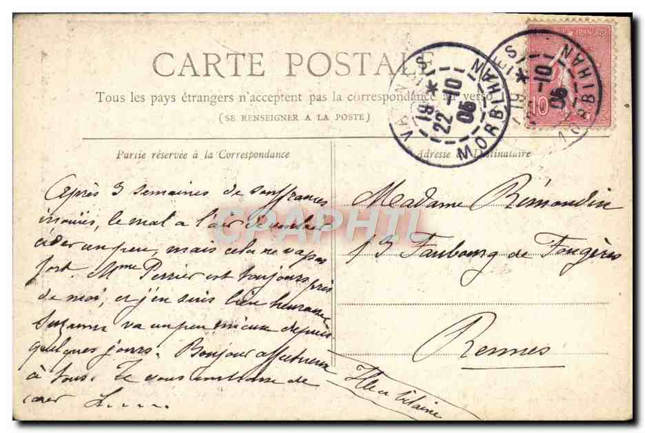 CPA Collection Petit Journal Paris Les Invalides — Verso