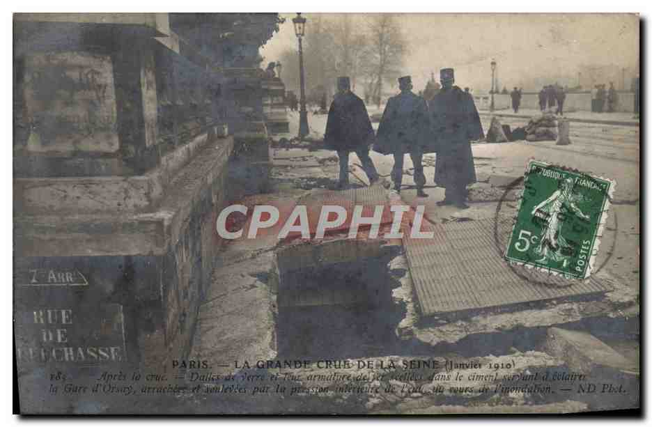 Paris — La Grande Crue de la Seine (Janvier 1910) — ND Phot.
