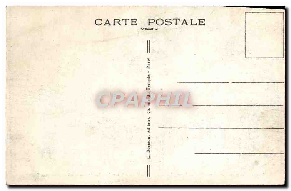 CPA Paris Arc De Triomphe De l'Etoile Tombe Du Soldat inconnu — Rückseite