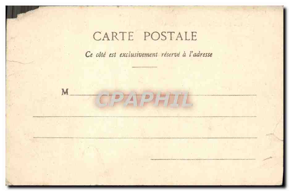 CPA Paris Le Dome Des Invalides — Rückseite