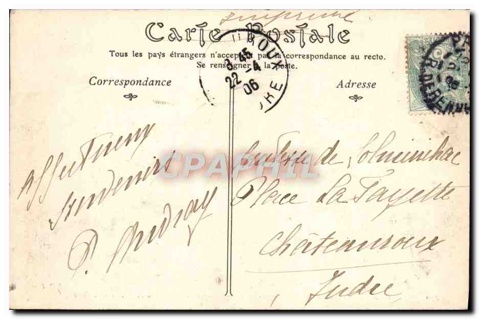 CPA Paris Eglise Saint Etienne Du Mont Chapelle Et Tombeau De Sainte Genevieve — Verso