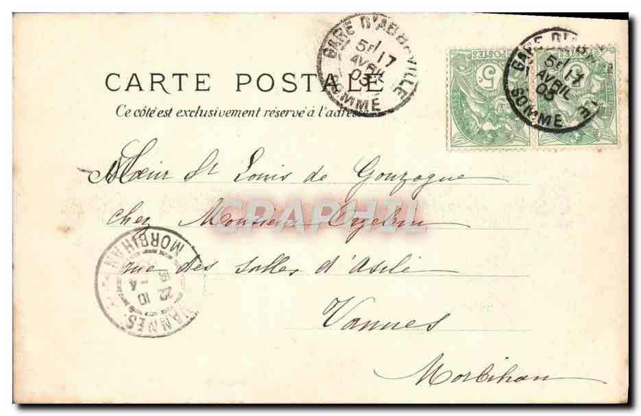 CPA Exposition De 1900 Trocadero Paris — Rückseite