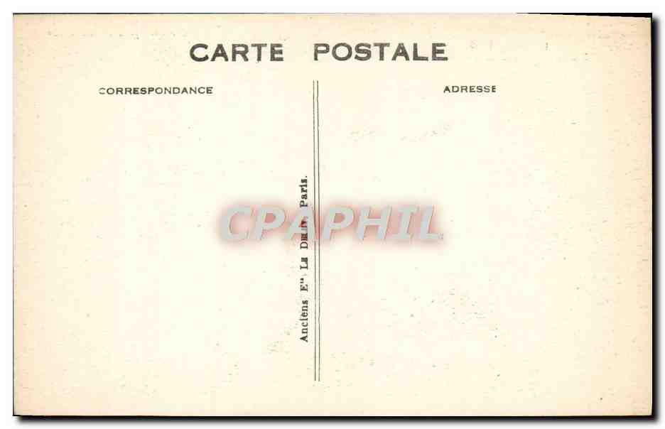CPA Exposition Internationale Des Arts Decoratifs Paris 1925 Interieur De La Cour Des Metiers  — Rückseite