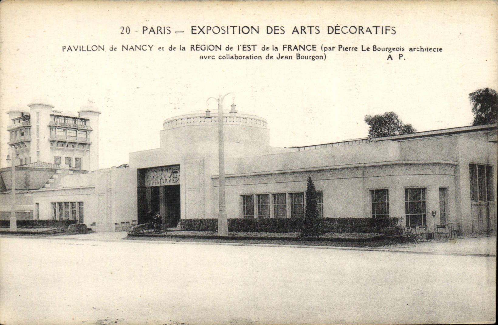 CPA Paris Exposition Internationale Des Arts Decoratifs Pavillon De Nancy Et De La Region De l'Est de la France