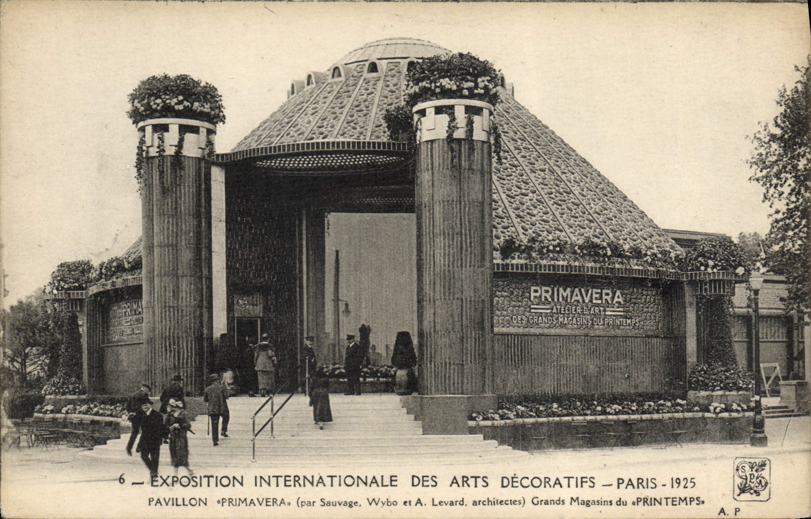 Pavillon Primavera — Exposition Internationale des Arts Décoratifs — Paris 1925 — (par Sauvage, Wybo et A. Levard, architectes) — A.P.