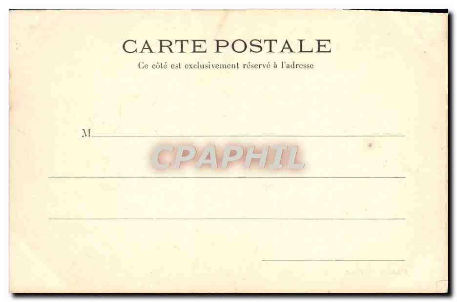 CPA Paris Tour Saint Jacques — Rückseite