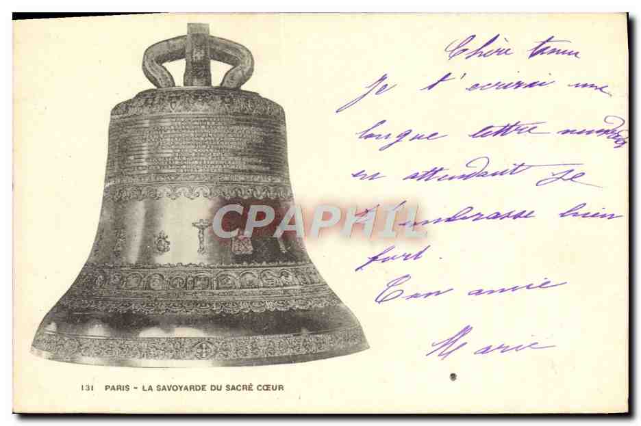 CPA Paris La Savoyarde Du Sacre Coeur Cloche Montmartre