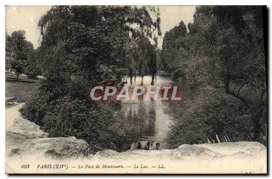 CPA Paris Le Parc De Montsouris