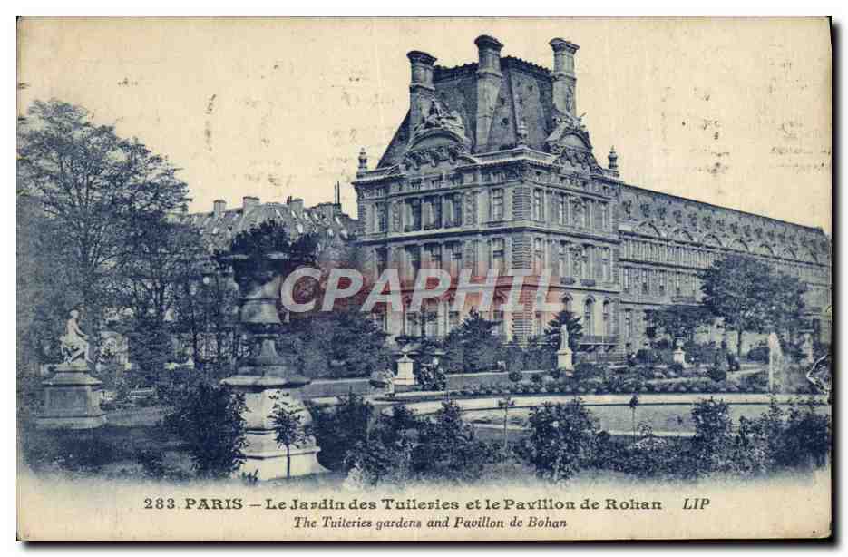 CPA Paris La Jardin Des Tuileries Et le Pavillon De Rohan