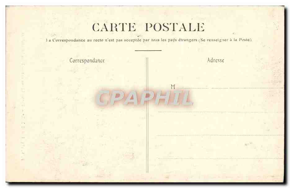 CPA Paris Buttes Chaumont Dans Les Rochers Enfants — Verso