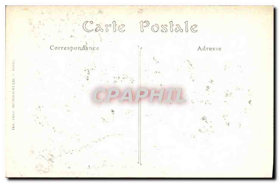 CPA Paris Le Pont Des Arts Et l'Institut — Rückseite