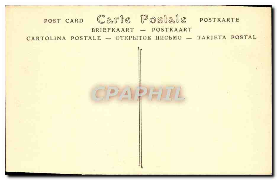 CPA Paris Cimetiere Du Pere Lachaise l'Allee Principale — Rückseite