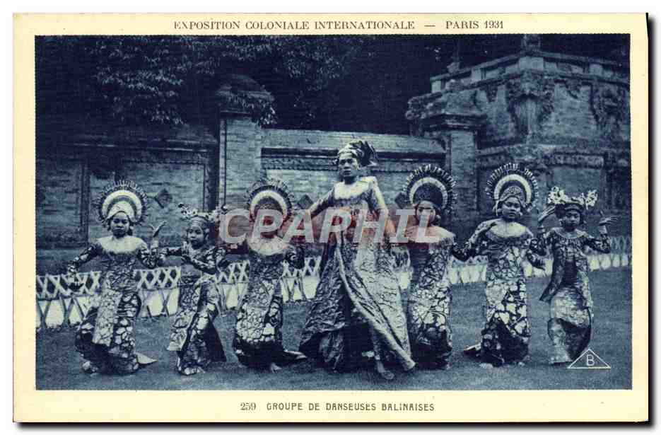 CPA Exposition Coloniale Internationale Paris 1931 Groupe De Danseuses Balinaises 