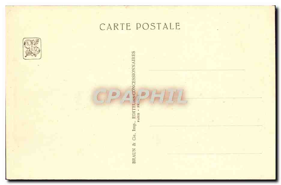 Pavillon von Cochinchina — Internationale Kolonialausstellung — Paris 1931 — Sahria, Arch. — Rückseite