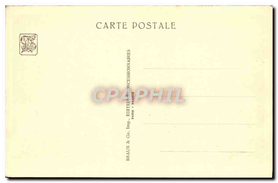 Section Tunisienne — Le Café Maure — Exposition Coloniale Internationale Paris 1934 — Rückseite