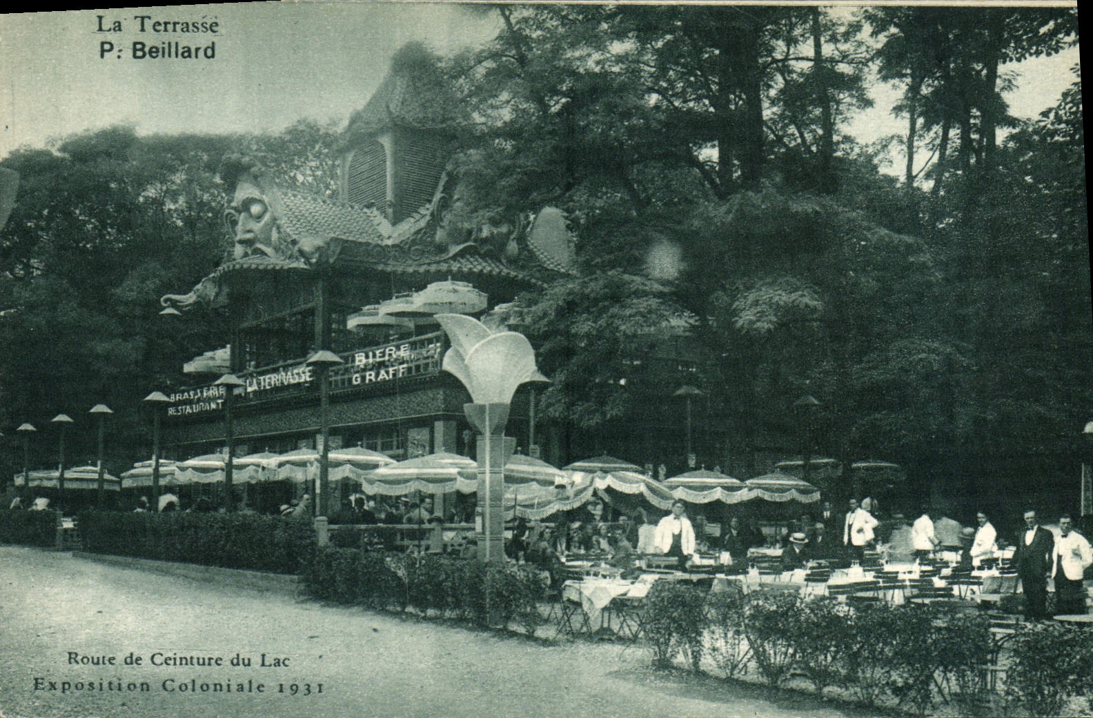 CPA La Terrasse Beillard Route De Ceinture Du Lac Exposition Coloniale 1931 